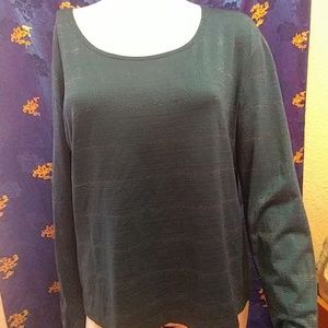 61 EUC Chicos teal/metallic blouse